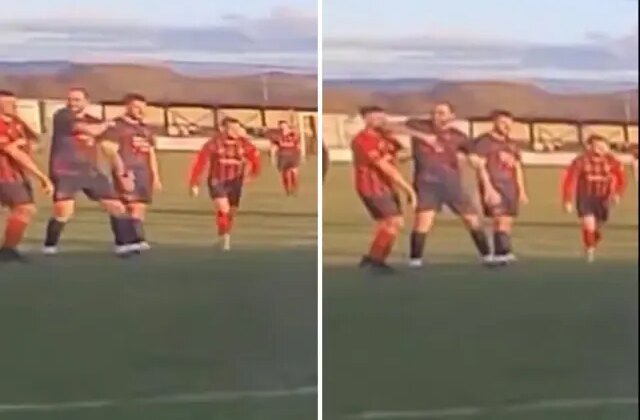 Maç sırasında rakibine dirsek atan futbolcu tutuklandı, kulübü sözleşmesini feshetti