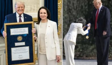 Machado’nun Nobel Ödülü’nü Trump’a vermesi alay konusu oldu: Elleri kelepçeli Maduro bu kadar aşağılanmadı