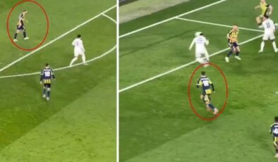 Maçtan günler sonra ortaya çıkan görüntü! Gol bağıra bağıra gelmiş