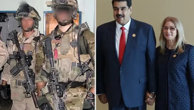 Maduro ve eşi gece yarısı uyurken yatak odalarından sürüklenerek çıkarıldı