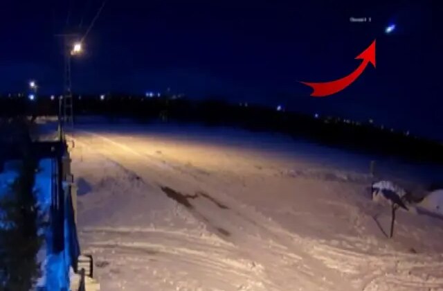 Malatya’da meteorun düşme anı kamerada