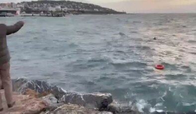 Kahreden son! Fırtınada yüzmek için girdiği denizden çıkamadı