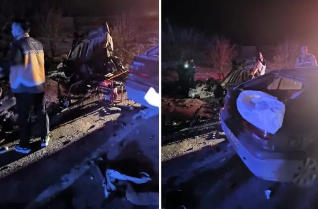 Mardin’de otomobil ile hafif ticari aracın çarpıştığı kazada 3 kişi öldü, 2 kişi yaralandı