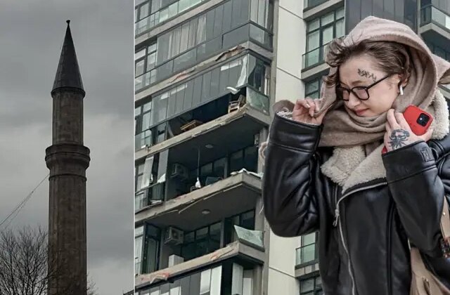 Marmara’da fırtına ile mücadele! Ayasofya Camii’nin alemi düştü, balkonlar bile uçtu