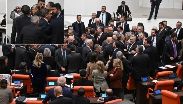 Meclis’te yumruklaşmaya varan kavga! Oturuma iki kez ara verildi