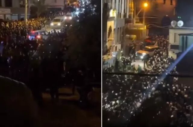 Menzil lideri İzmir’e geldi, oluşan kalabalık dikkat çekti