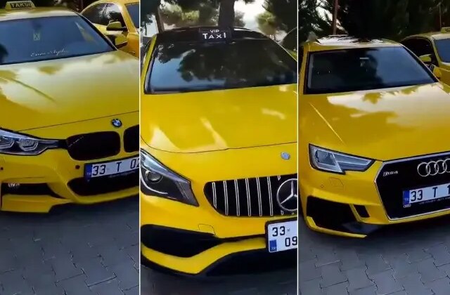 Mersin’de lüks galeri gibi taksi durağı