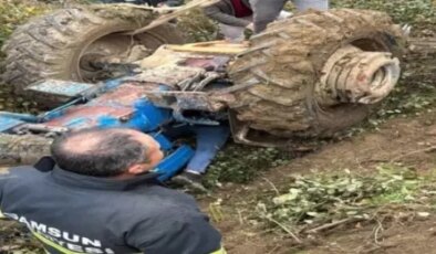 Mersin’de traktör uçuruma yuvarlandı: 2 ölü