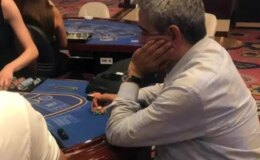 MHP Aydın İl Başkanı Haluk Alıcık kumar masasında