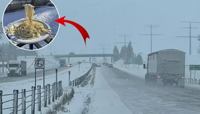 Minneapolis buz kesti! Makarna bile havada dondu
