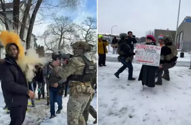 Minneapolis’te tansiyon yüksek: Protestoculara  polis müdahale etti