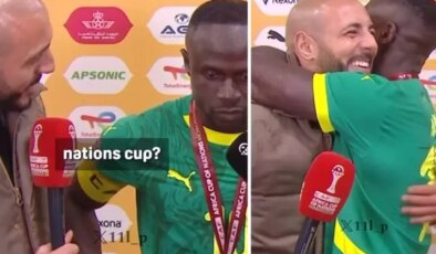 Nordin Amrabat’ı karşısında gören Sadio Mane şaştı kaldı