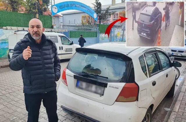 Öğretmene okulun önünde dehşeti yaşattı! Önce yumruk attı sonra ateş etti