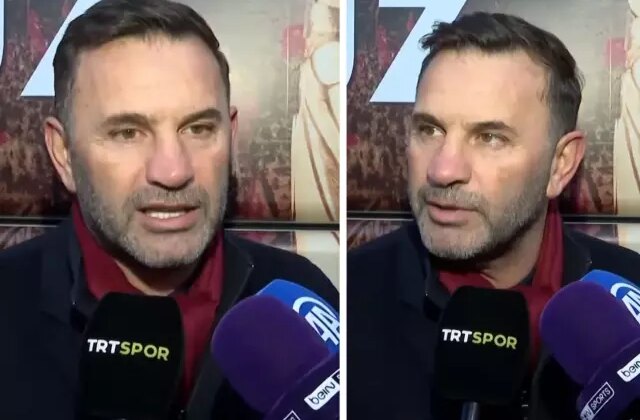 Okan Buruk, Filistin’e destek için Galata Köprüsü’nde düzenlenen yürüyüşe katıldı