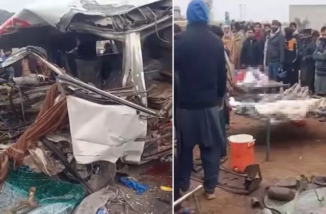 Otobüs ile minibüs kafa kafaya çarpıştı! 14 kişi öldü, 16 kişi yaralandı