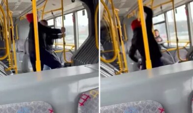 Otobüste yer tartışmasında yolcuyu darbedip, “Komutanımı çağırın” dedi