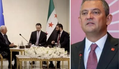 Özel’e 5 dakika bile ayırmadı, Şam’da Şara ile görüştü