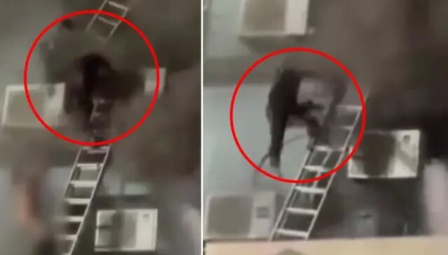 AVM yangınında can pazarı: Alevlerden kaçarken metrelerce yüksekten yere çakıldılar