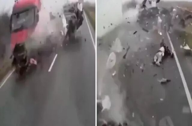 Fransa deplasmanına giden PAOK taraftarlarını taşıyan araç TIR’a çarptı: 7 ölü