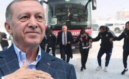 Recep Tayyip Erdoğan’ın hediyesini halay çekerek kutladılar