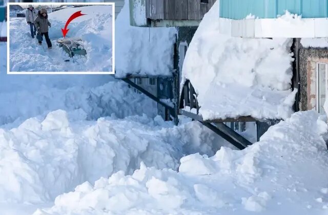 Rusya’nın Kamçatka Yarımadası’nda son 30 yılın en yoğun kar yağışı yaşanıyor