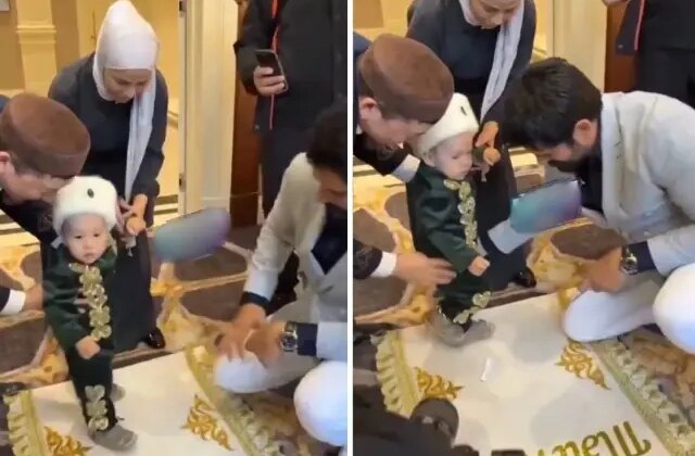 Sadece küçük çocuğu yürüterek milyonlar kazandı