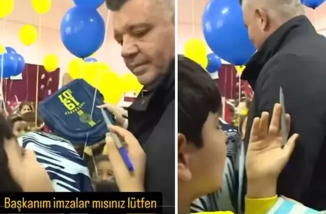 Sadettin Saran’dan imza isteyen çocuğu şoke eden hareket