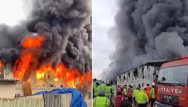 Sakarya’da Şehir Hastanesi yangınının yeni görüntüleri ortaya çıktı