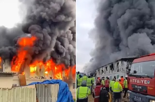 Sakarya’da Şehir Hastanesi yangınının yeni görüntüleri ortaya çıktı