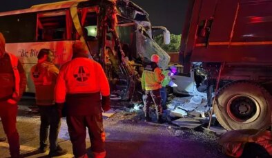 TEM Otoyolu’nda feci kaza: 1 ölü, 3’ü ağır 27 yaralı