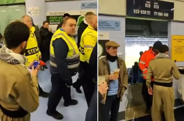 Şampiyonlar Ligi’nde sahaya dalan şahısların maça giriş görüntüleri ortaya çıktı