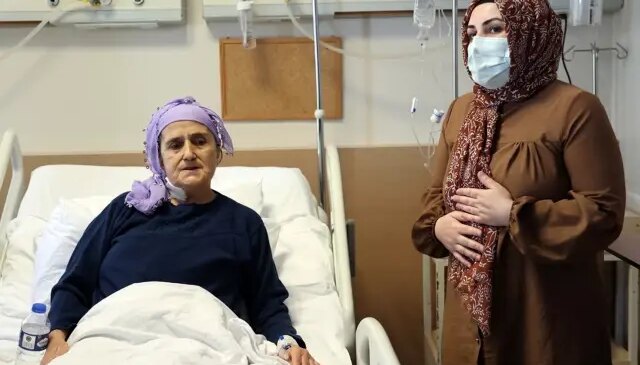 Samsun’da gelin kayınvalidesine karaciğerini verdi