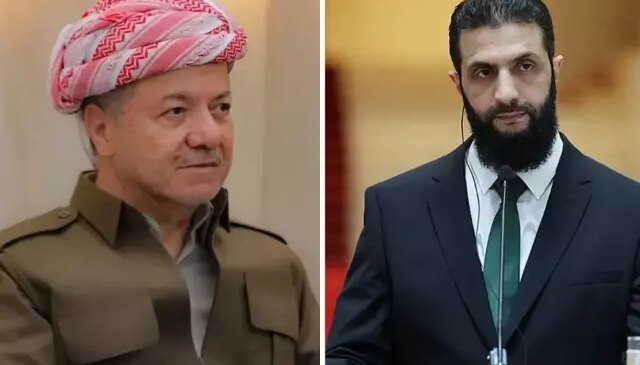 Şara, Barzani’yi aradı: Kürtlerin tüm hakları garanti altındadır
