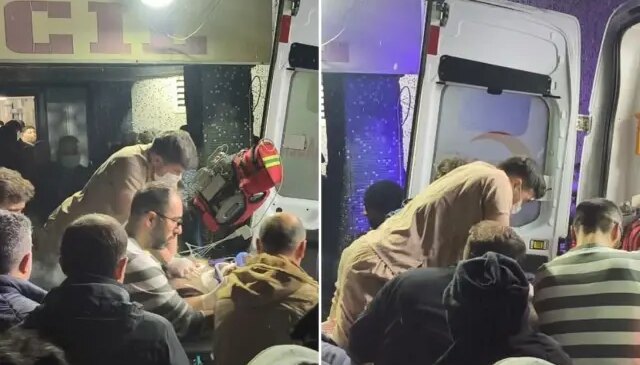 Sevk sırasında kalbi durdu, doktor sedye üzerinde kalp masajı yaptı