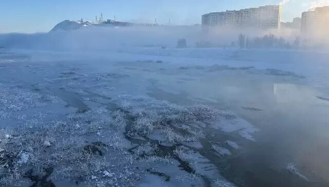 Sibirya değil Türkiye! En uzun nehir dondu