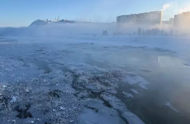 Sibirya değil Türkiye! En uzun nehir dondu