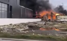 Şile’de işçi konteynerinde yangın: 1 ölü