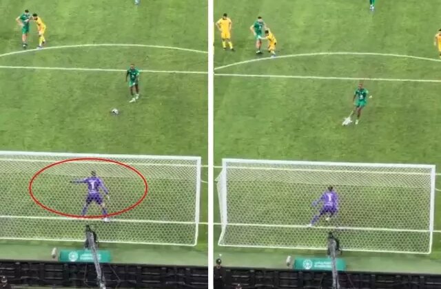 “Soluma at” diyen kaleciye hayatının şokunu yaşattı