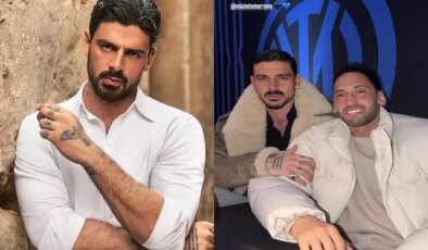 Spor ve sinema yan yana! Hakan Çalhanoğlu ve Michele Morrone’den İtalya’da samimi poz