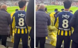 Süper Kupa öncesine damga vuran görüntü: Mert Hakan forması giydi