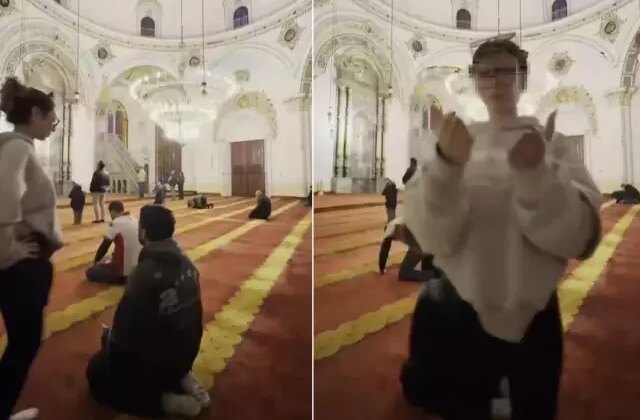 Tarihi camide çekilen görüntüler için harekete geçildi