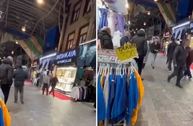 Tarihi Kapalı Çarşı’da çatılar uçtu