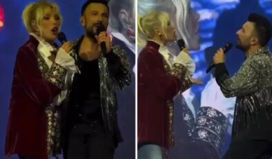 Tarkan’ın sahnesine bu sefer Ajda Pekkan çıktı