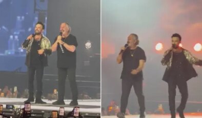 Tarkan konserinde Cem Yılmaz sürprizi: Kuzu Kuzu’yu birlikte söylediler