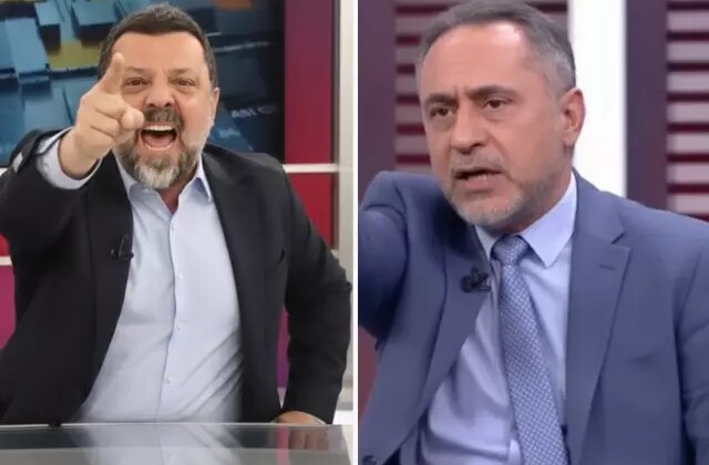 Tehditler havada uçuştu, apar topar yayını kestiler: Seni bitiririm