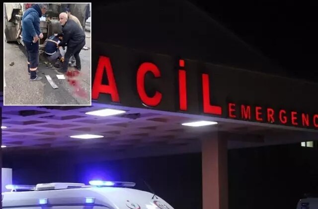 Temizlik işçisinin feci ölümü! Çarpışan araçların arasında sıkıştı