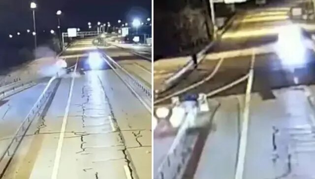 Ters yöne giren araç dehşet saçtı