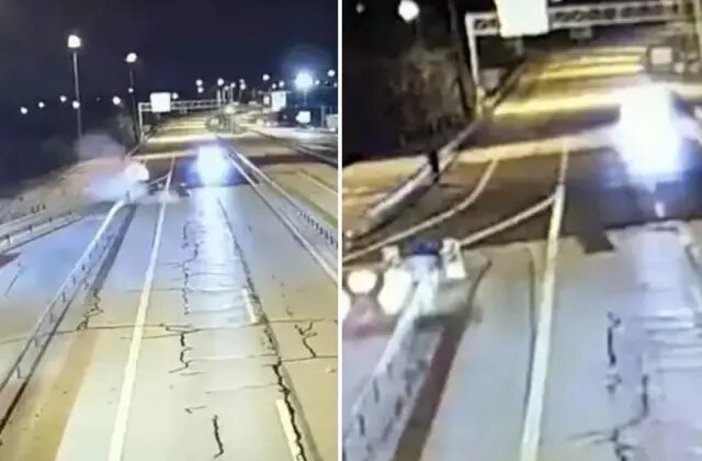 Ters yöne giren araç dehşet saçtı