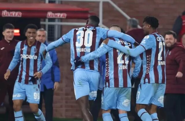 Trabzonspor, zirve yarışından kopmadı