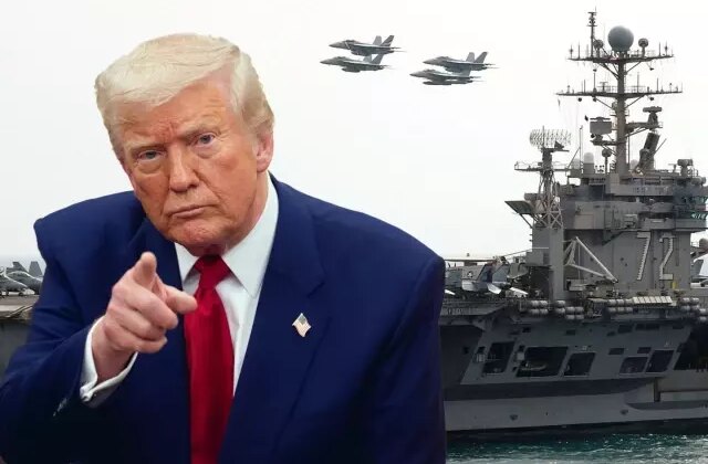Trump açık açık savaş ilan etti: Muhteşem bir donanmamız daha bölgeye ilerliyor